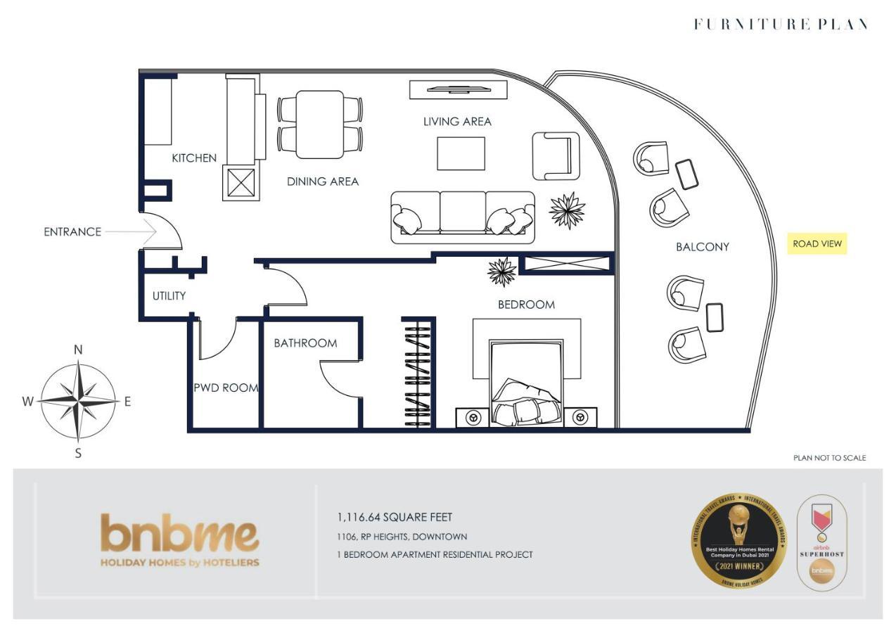 Bnbmehomes - 1 Bed - Seconds To Dubai Mall - 1106 Exterior photo